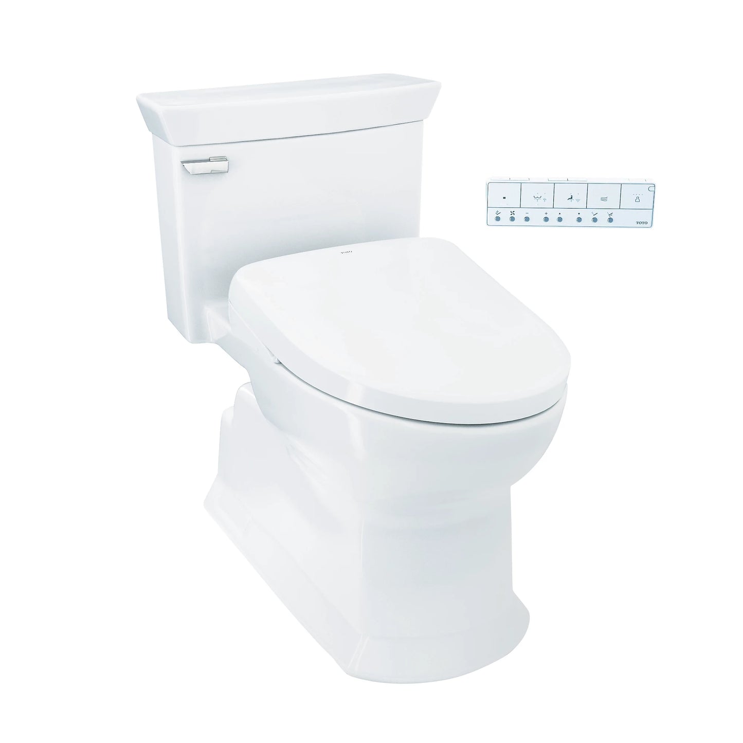 MW9644726CEFGA#01 - Soiree Universal Height One-Piece Toilet - Cotton White
