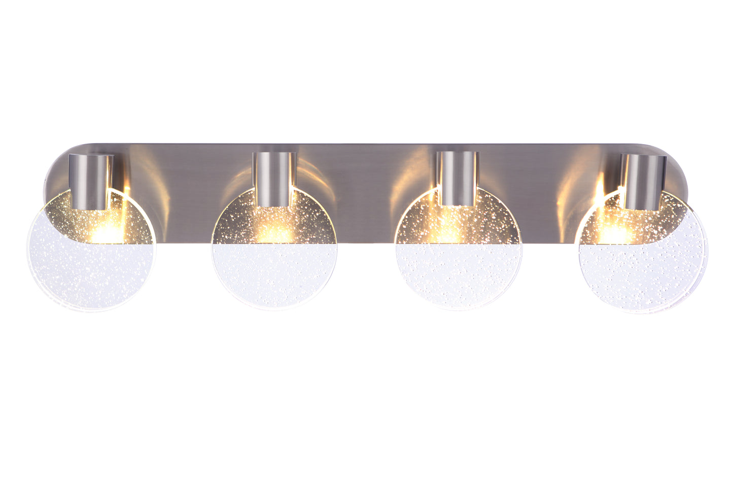 15130BNK-LED - Glisten 4 Light 30" Wide LED Vanity Light - Brushed Nickel