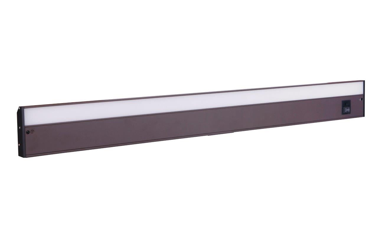 CUC3036-BZ-LED - 3CCT Under Cabinet Light Bars 1 Light 3.63" Wide Under Cabinet Light Bar - Bronze