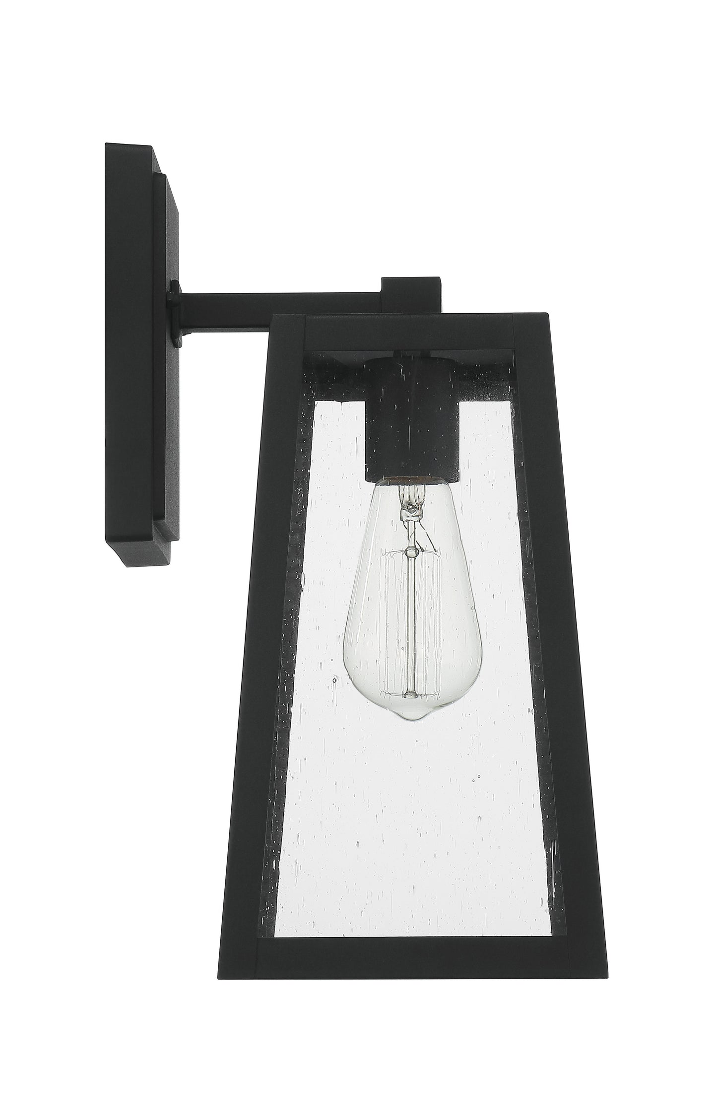 ZA4324-TB - Dunn 1 Light 13.25" High Outdoor Wall Lantern - Textured Black