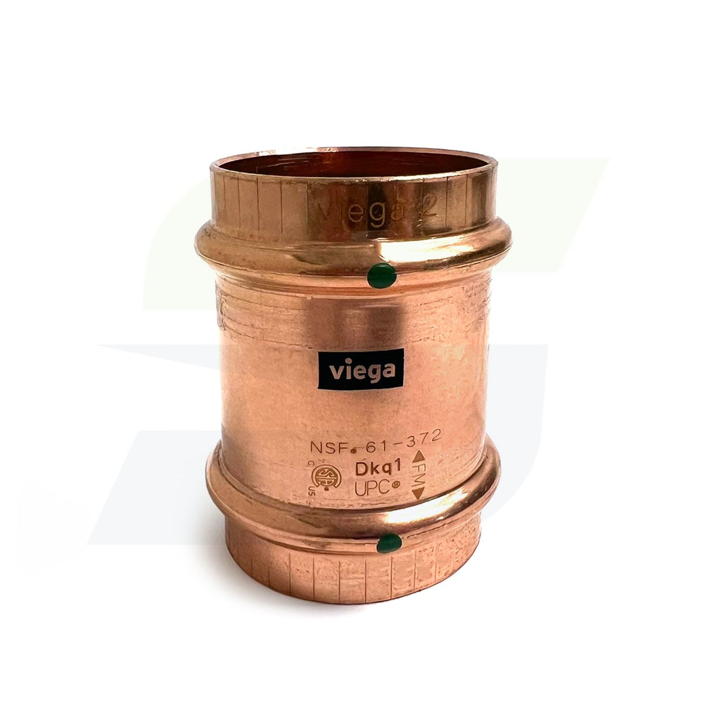 78197 - 2" Copper ProPress Coupling without Stop