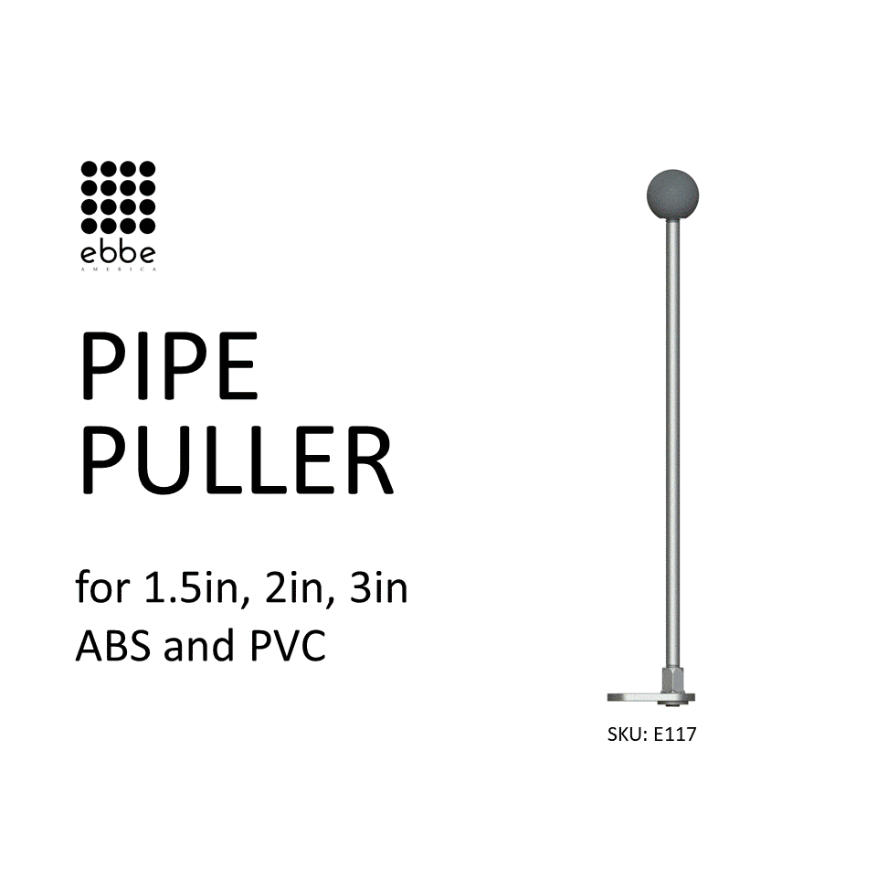 E117 - Pipe Puller for 1-1/2", 2"& 3" Plastic Pipe