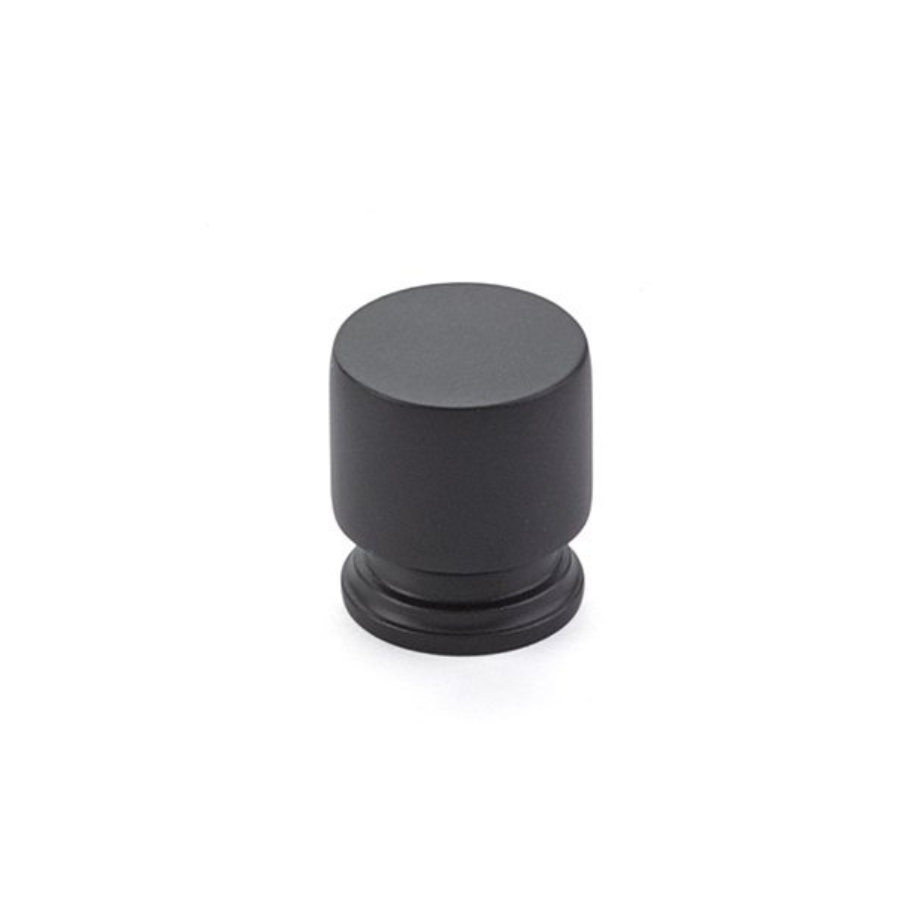 86470US19 - Prosser 1 1/4" Cylindrical Cabinet Knob - Transitional Heritage Collection - Flat Black