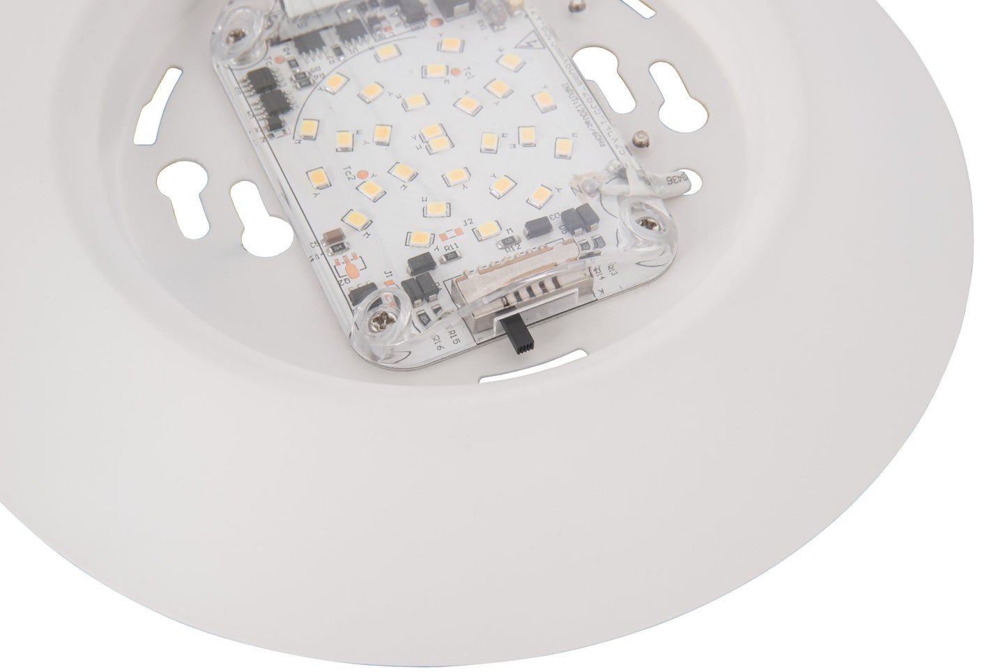 X9306-W-LED-5CCT - LED Flush 7.5" Wide Flush Mount - White