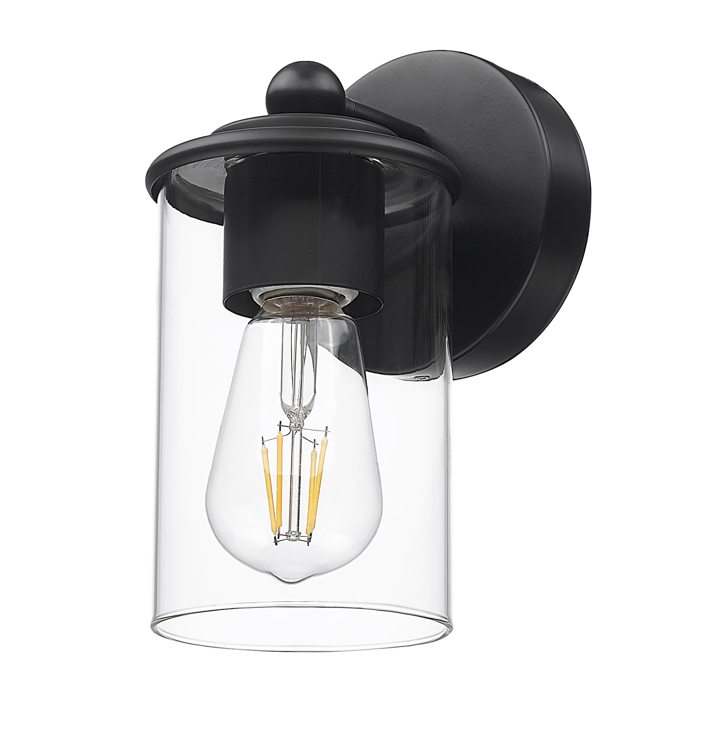 742-1S-MB - Thayer 1 Light Wall 9" Sconce - Matte Black
