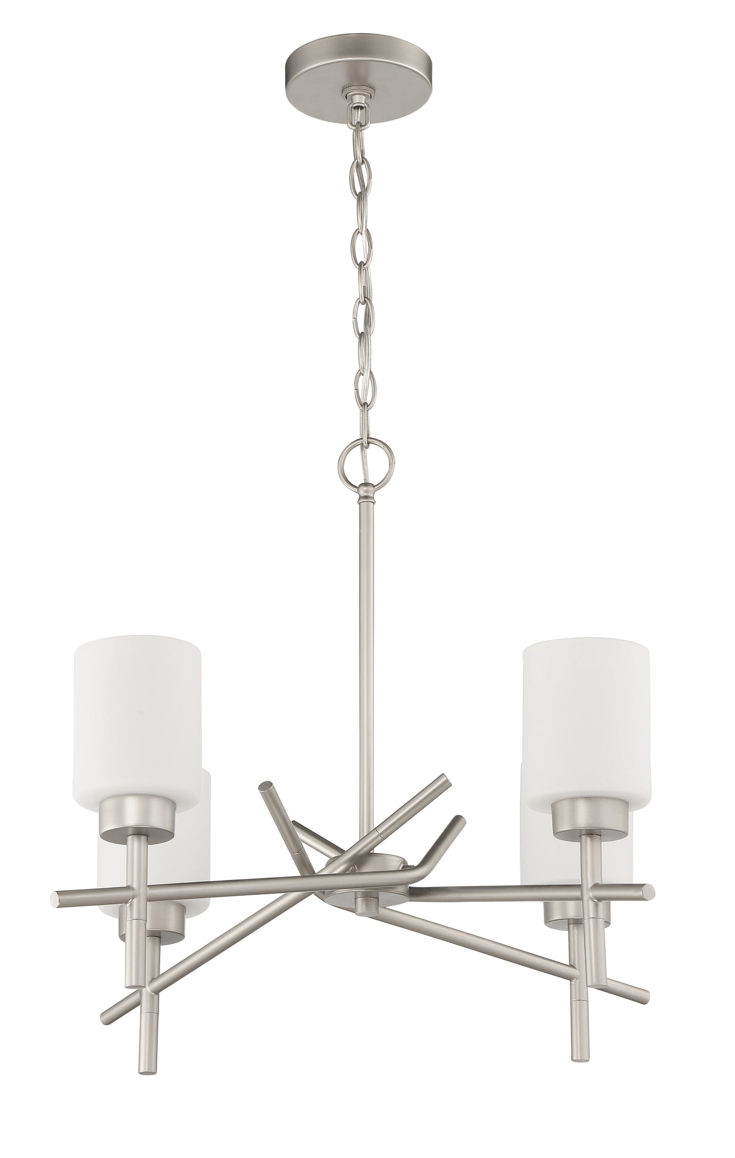 54624-SN - Cadence 4 Light 25" Wide Chandelier - Satin Nickel
