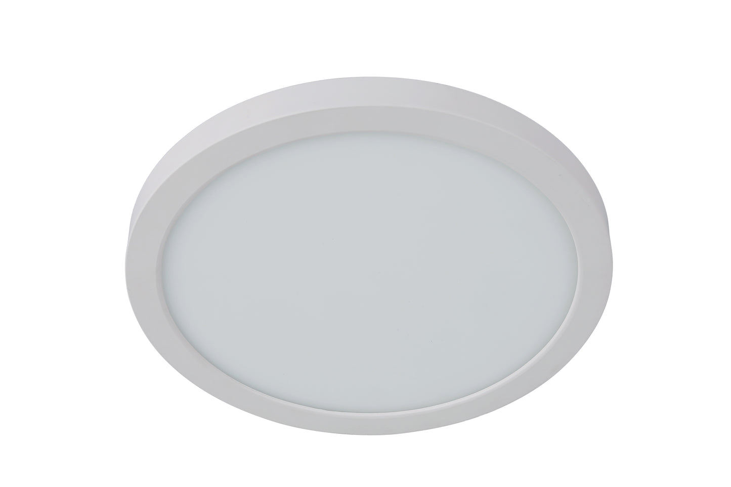 X9409-W-LED-5CCT - Slim Line II 1 Light 9" Wide Flush Mount - White