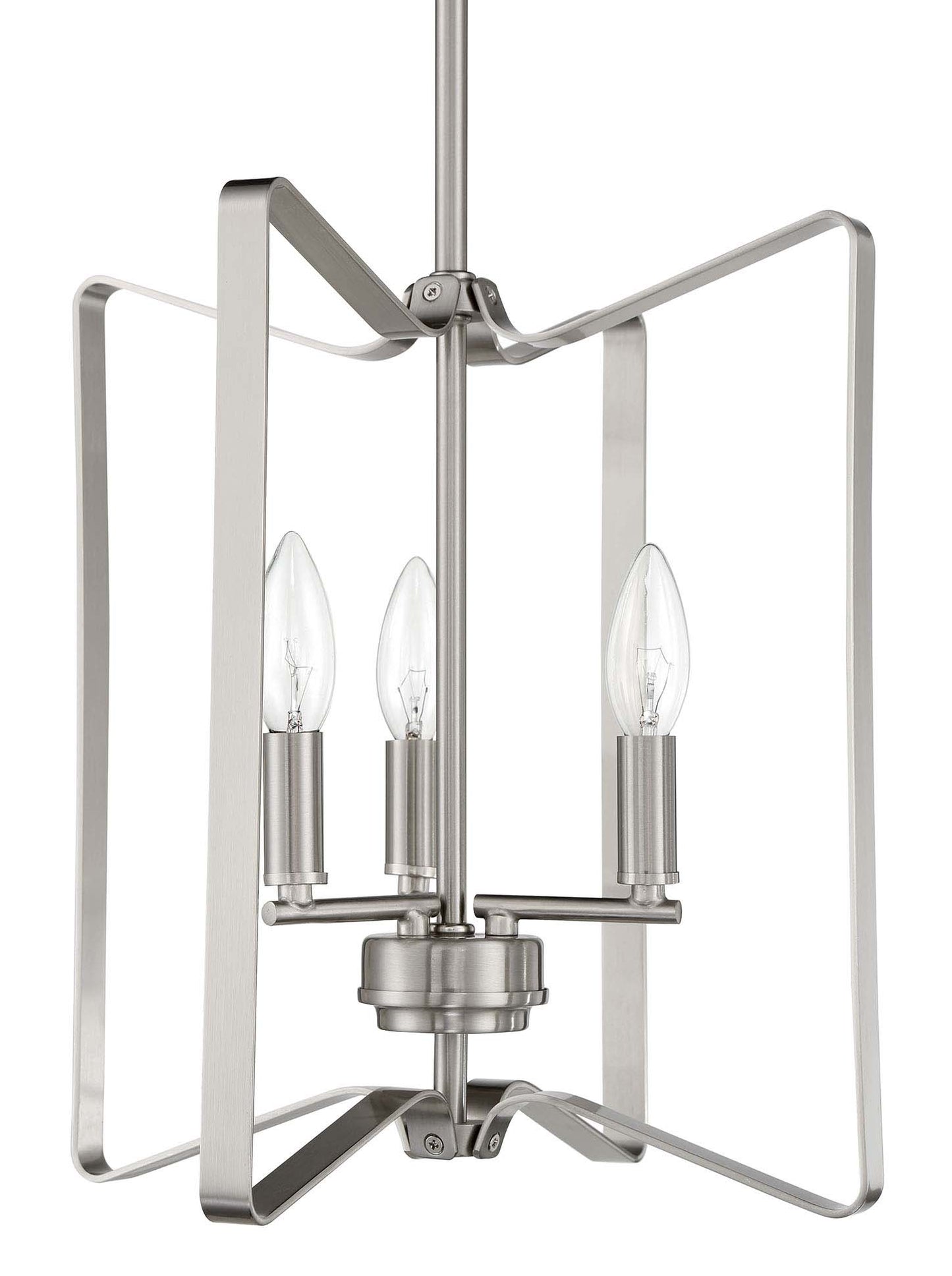 56133-BNK - Shayna 3 Light 13" Wide Foyer Light - Brushed Nickel