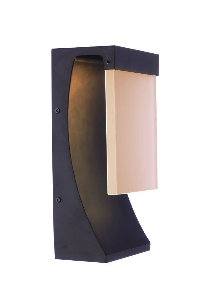 ZA5804-MN-LED - Vault 1 Light 12" High Outdoor Wall Lantern - Midnight