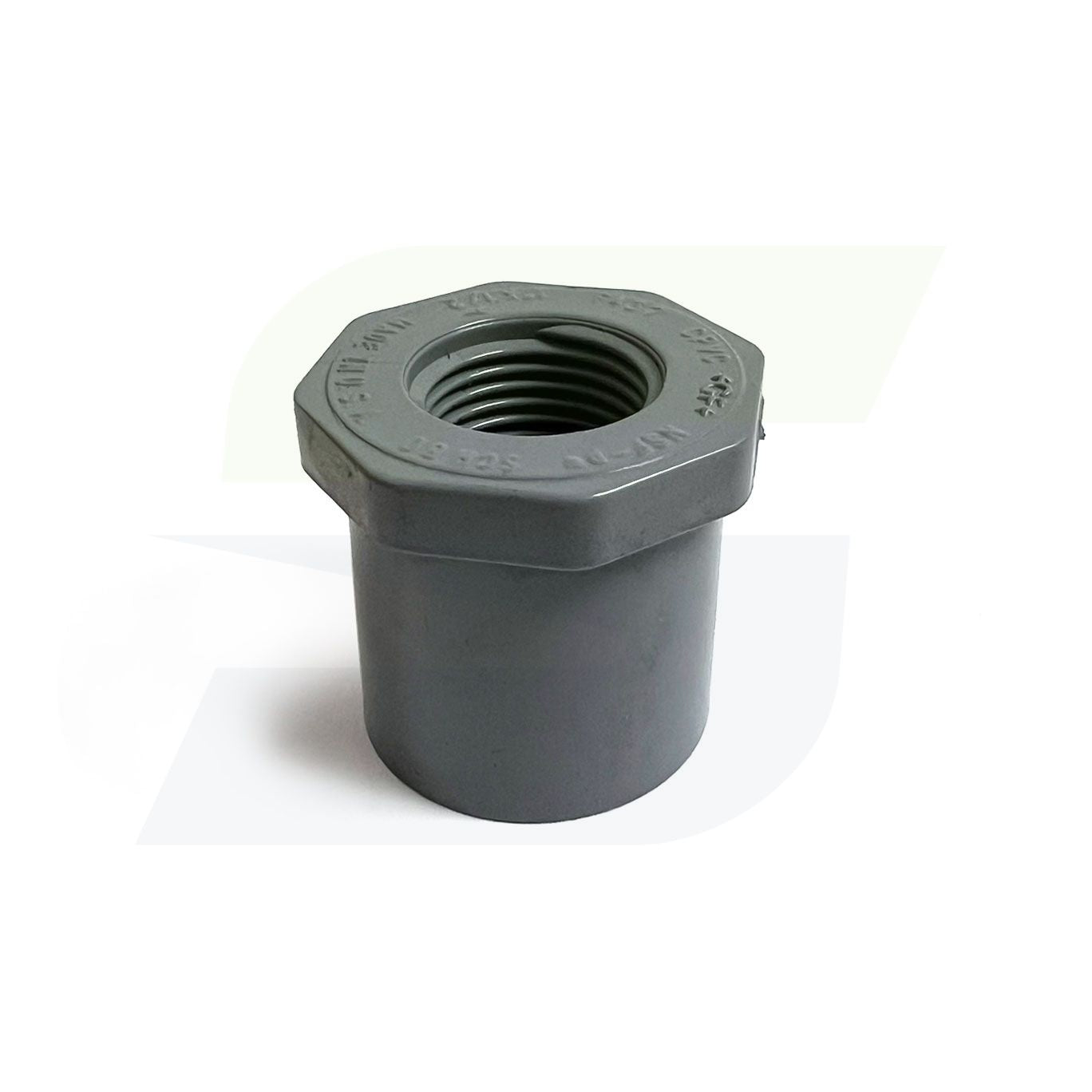 838-130C - 1" x 1/2" CPVC Reducing Bushing, Spigot x FNPT, Schedule 80