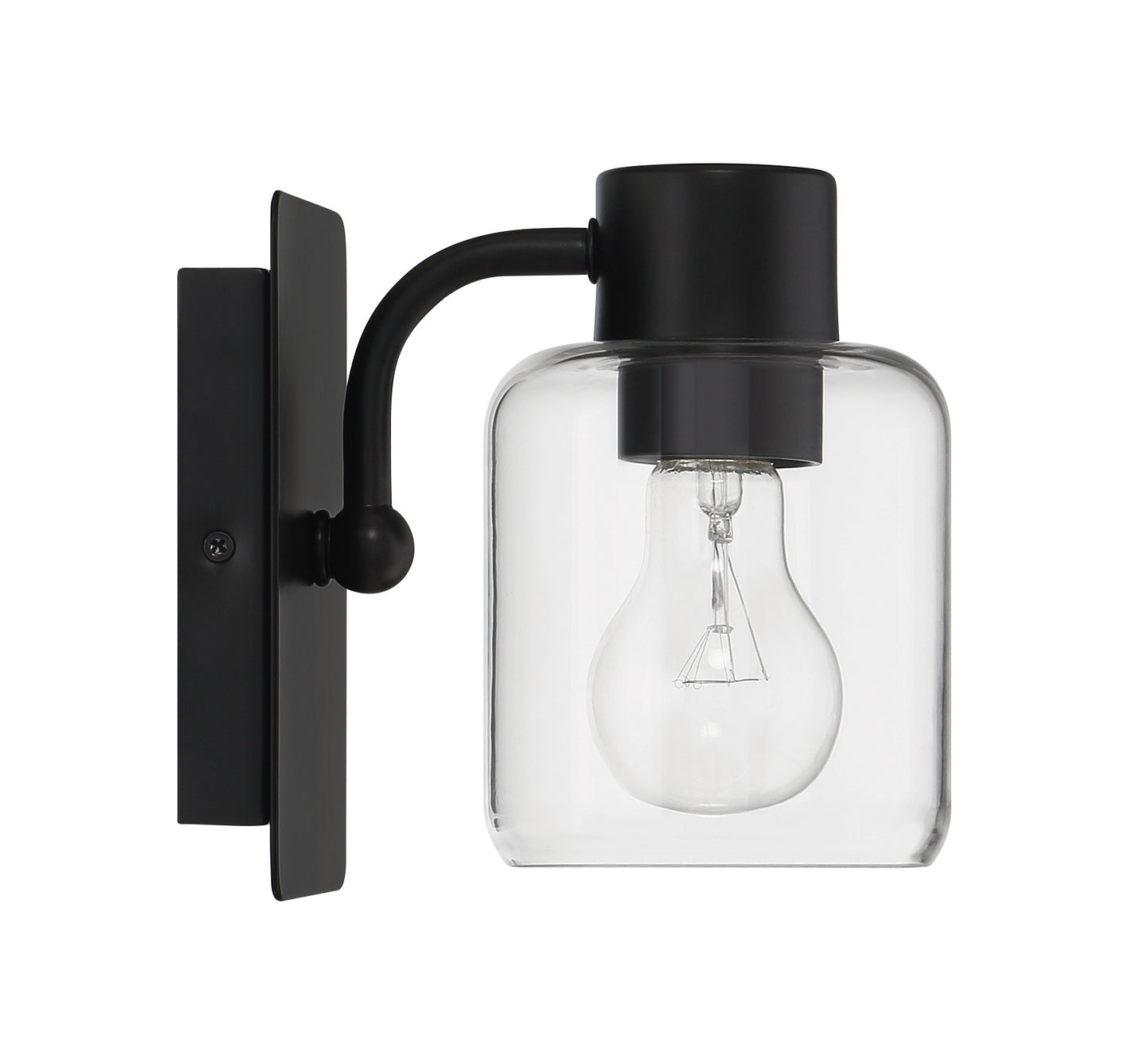 17705FB1 - Rori 1 Light 6.5" High Wall Sconce - Flat Black