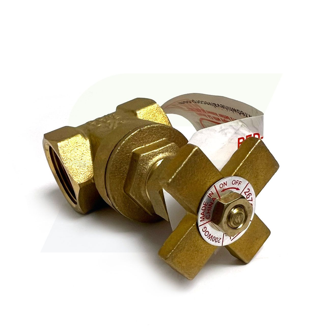 267CH - 3/4" FNPT Cast Brass Gate Valve with Cross Handle