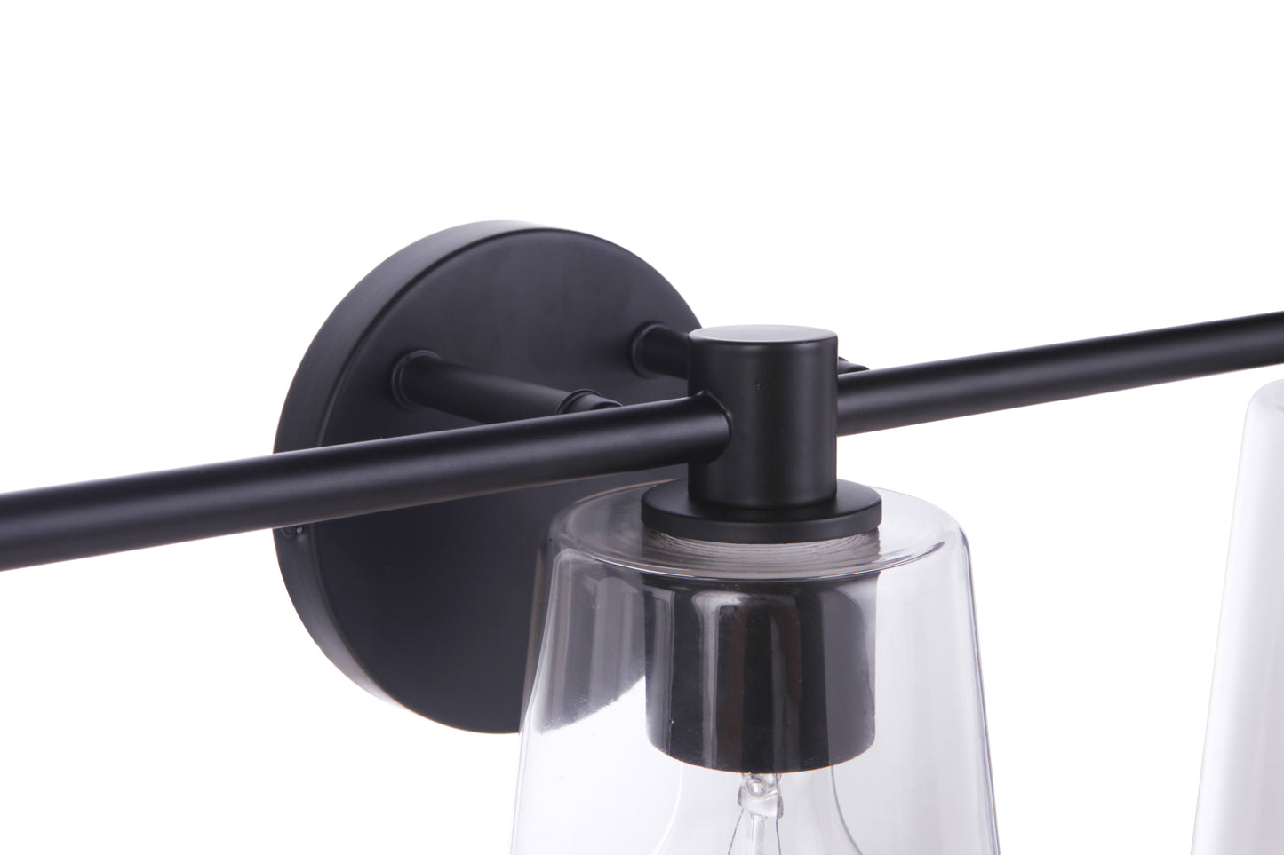12623FB3 - Emilio 3 Light 23" Wide Vanity Light - Flat Black