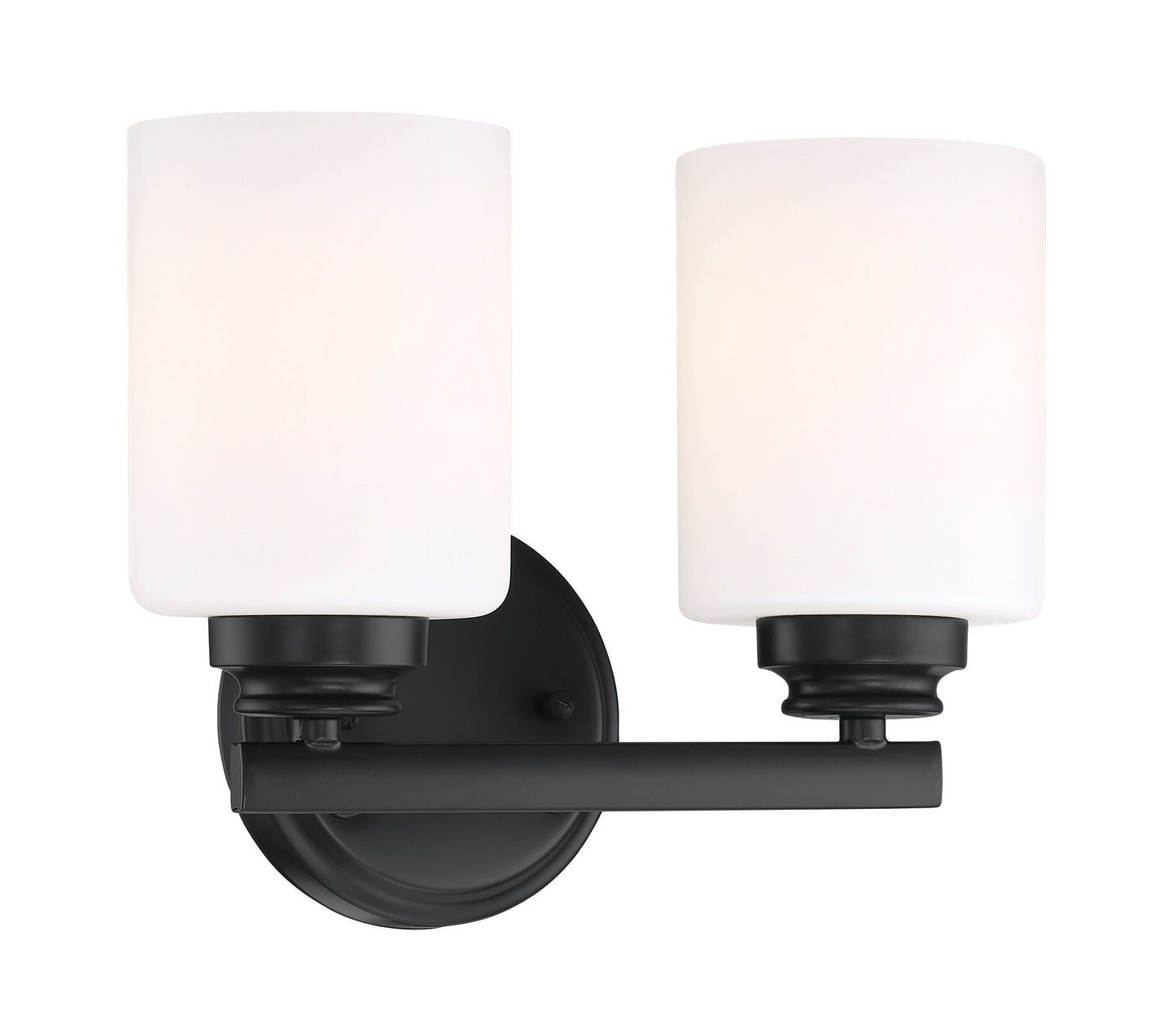 50502-FB-WG - Bolden 2 Light 11" Wide Vanity Light - Flat Black