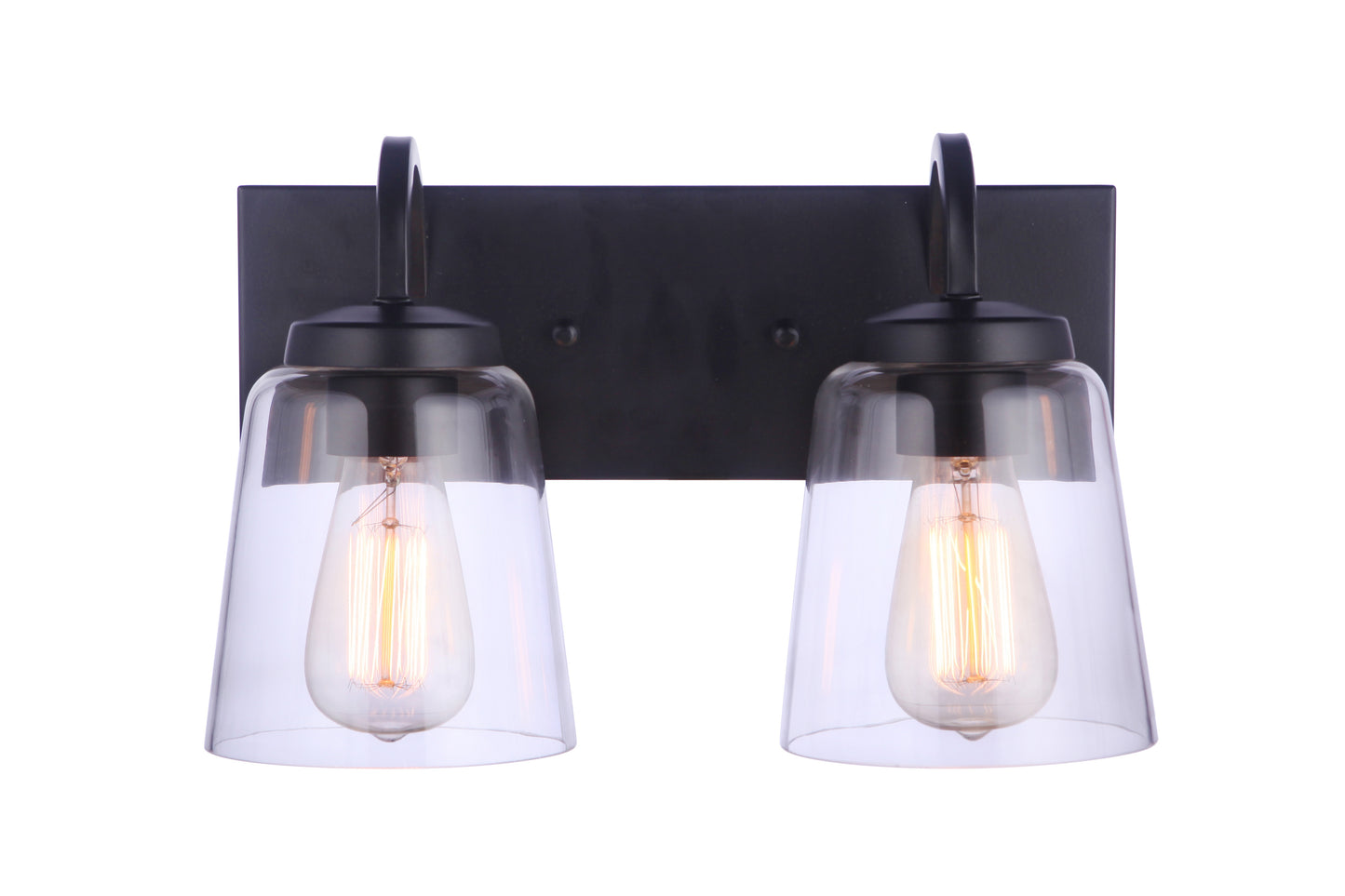 16314FB2 - Elsa 2 Light 14" Wide Vanity Light - Flat Black