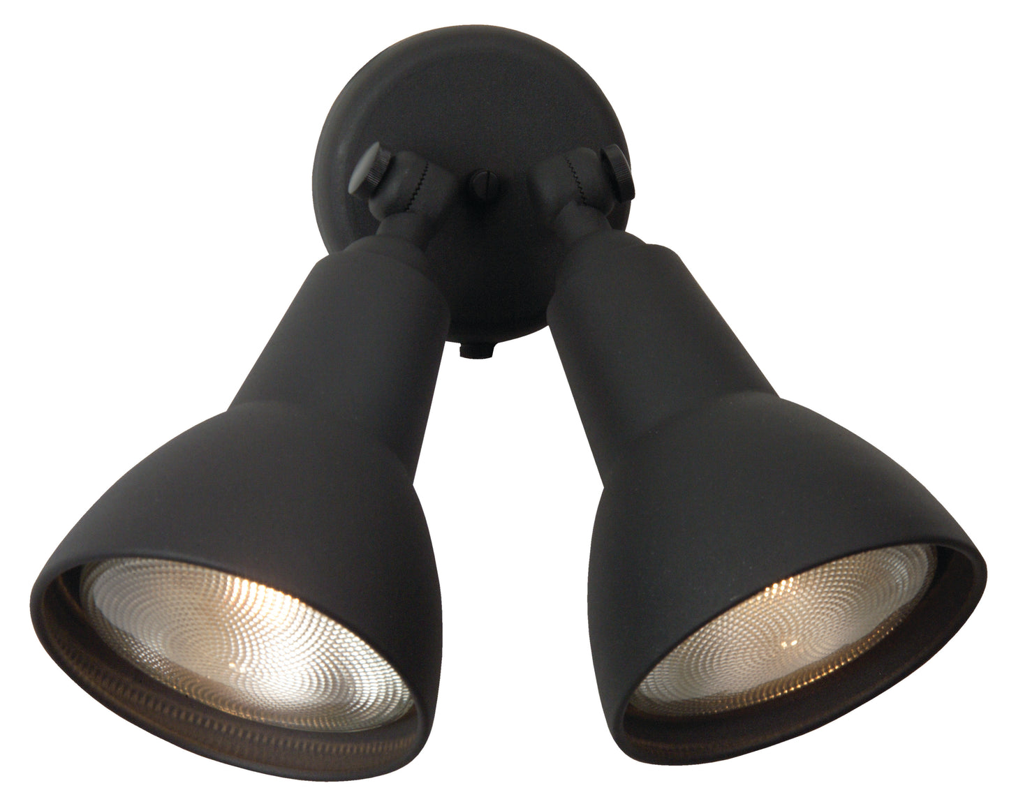 Z402-TB - Flood Light 2 Light 11" Outdoor Flood - Textured Black