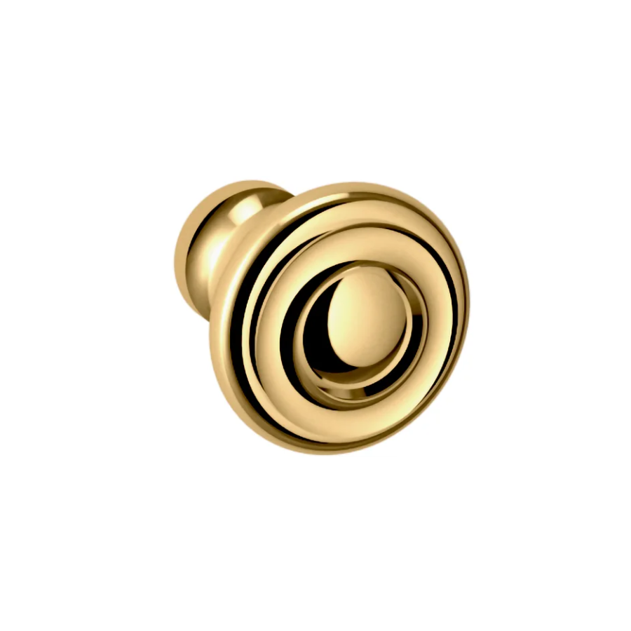 4490031 - 1" Centers - Dominion Knob - Unlacquered Brass