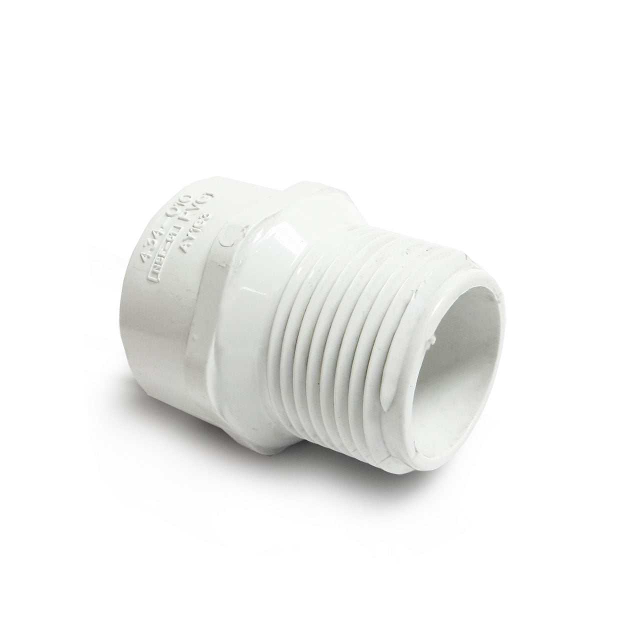 434-010 - 1" Male x 1" Female Schedule 40 PVC Riser Extension Adapter