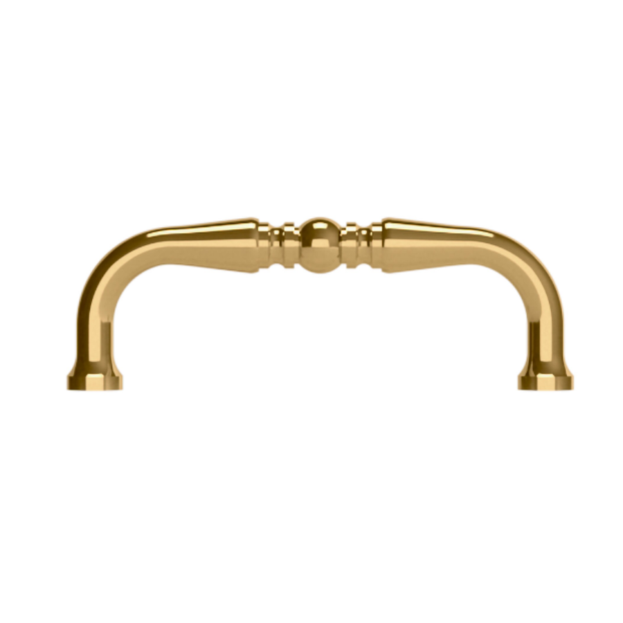 4964003 - 4" Centers - Colonial Pull - Polished Brass