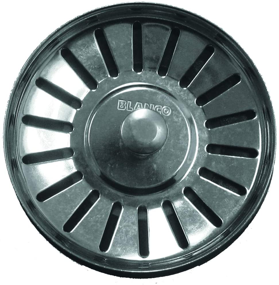 440004 - 3.5" Disposal Basket Strainer and Stopper Flange Assembly - Stainless Steel