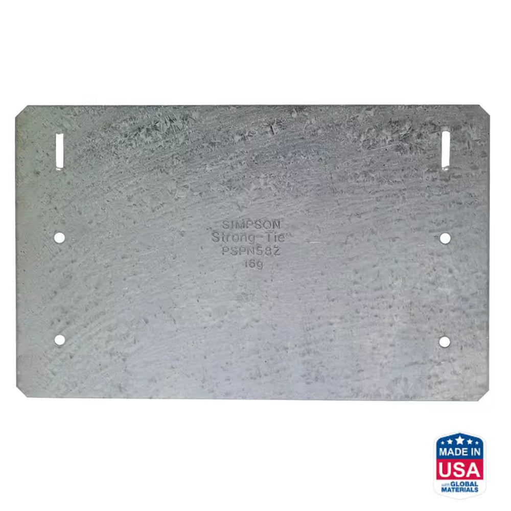5" x 8" ZMAX Galvanized Protecting Shield Plate Nail Stopper