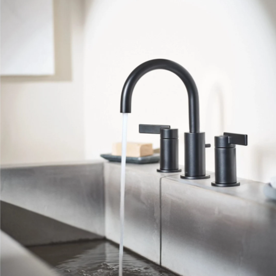 T6222BL - Cia Two-Handle Bathroom Faucet - Matte Black