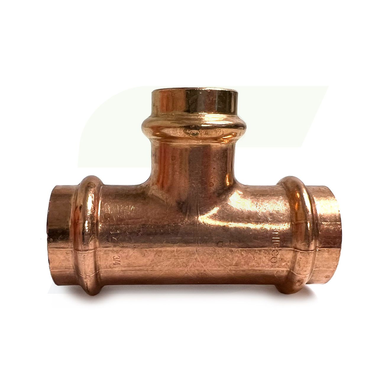 PC611 - Copper 3/4" x 3/4" x 1/2" Press Tee