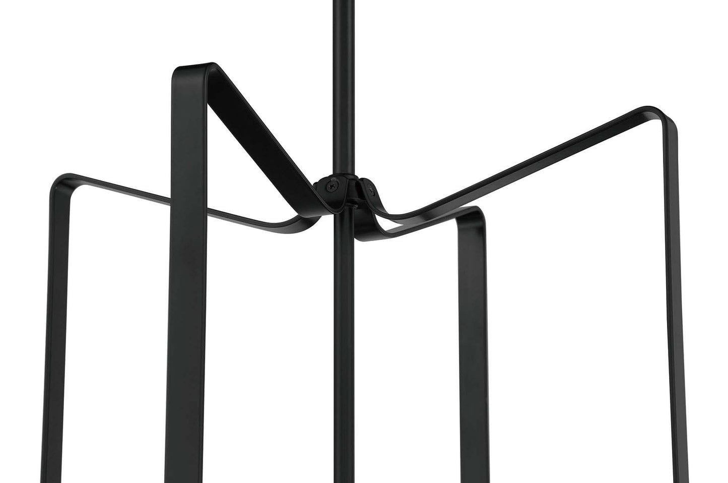 56134-FB - Shayna 4 Light 15" Wide Foyer Light - Flat Black