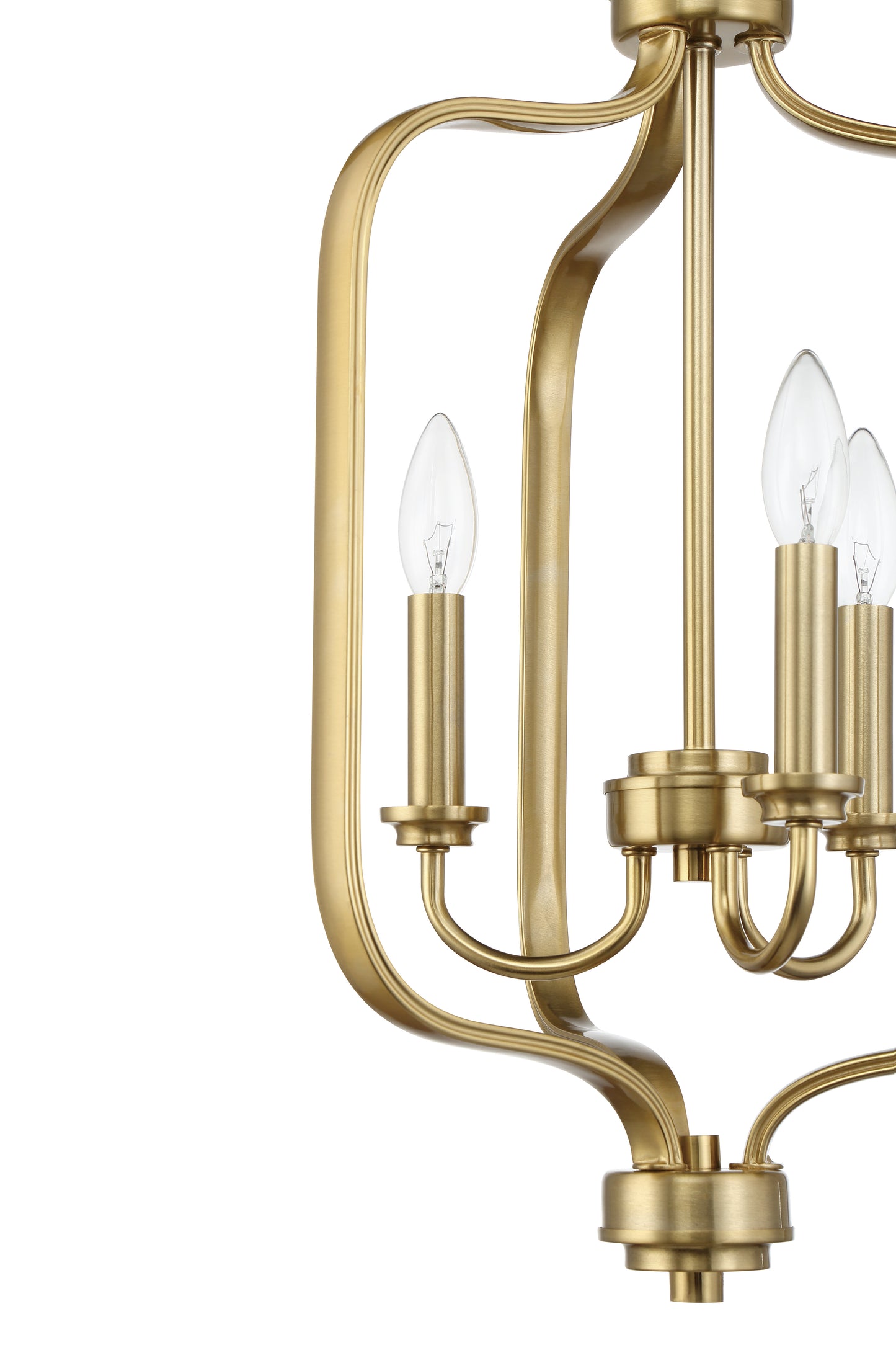 50533-SB - Bolden 3 Light 14" Wide Foyer Light - Satin Brass