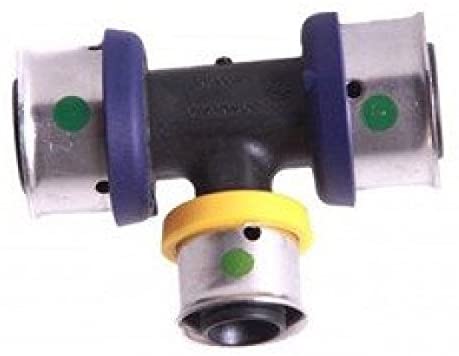 49884 - 1-1/2" x 1-1/2" x 3/4" PEX Press Polymer Tee
