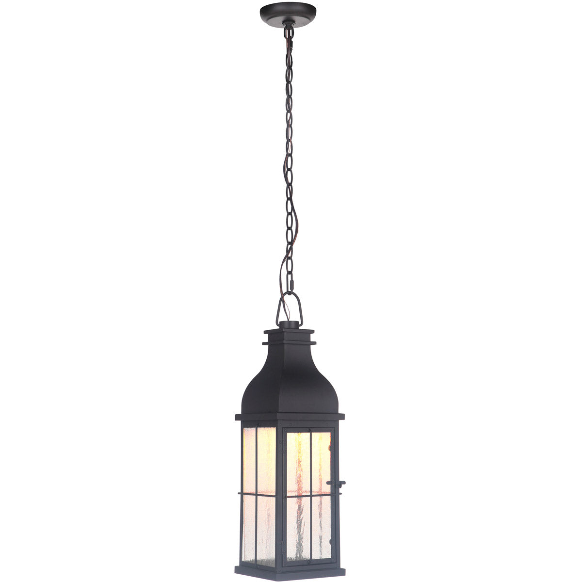 ZA1811-MN-LED - Vincent 1 Light 7" Wide Outdoor Pendant - Midnight