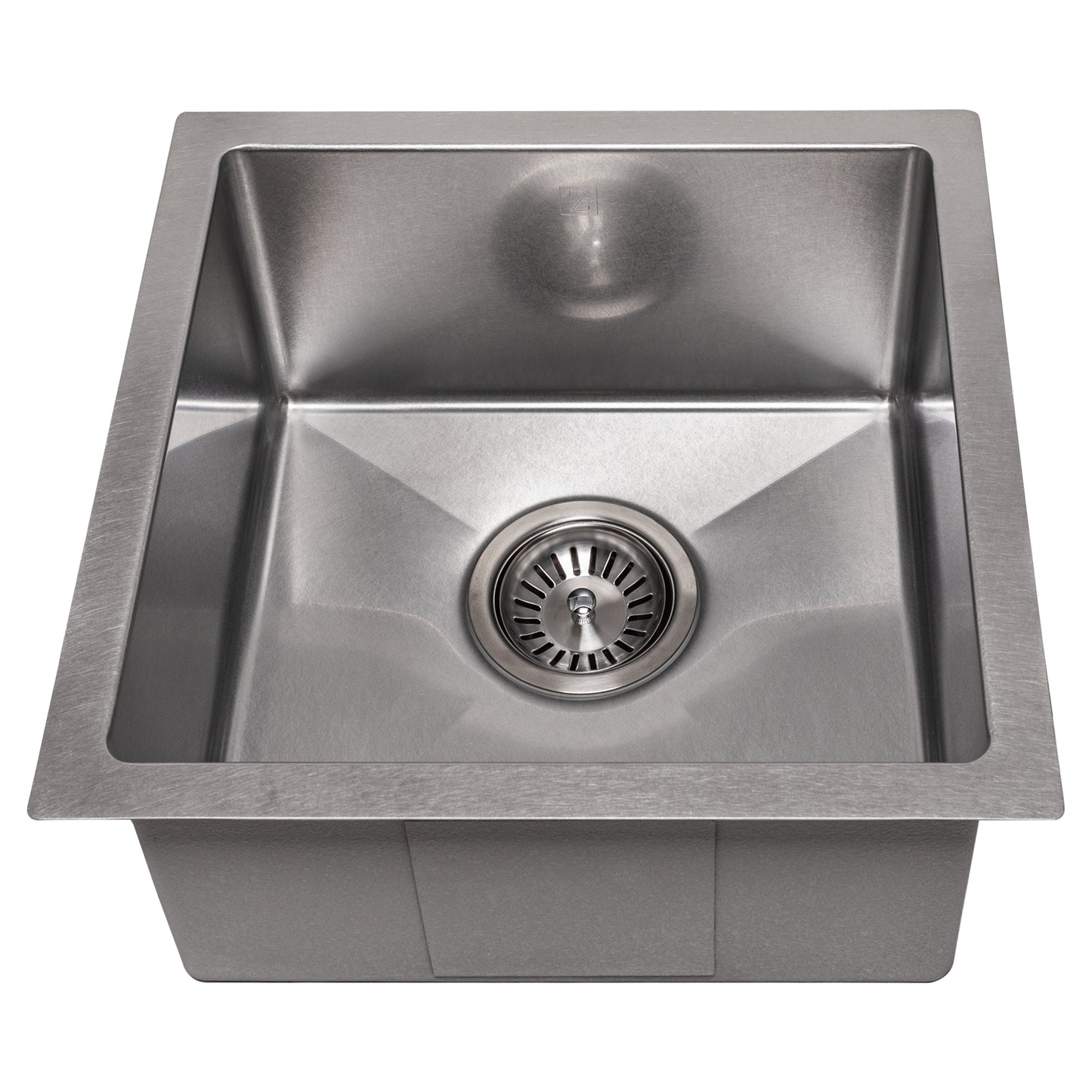 SUS-15S - 15" Boreal Undermount Single Bowl Satin Stainless Steel Bar Kitchen Sink