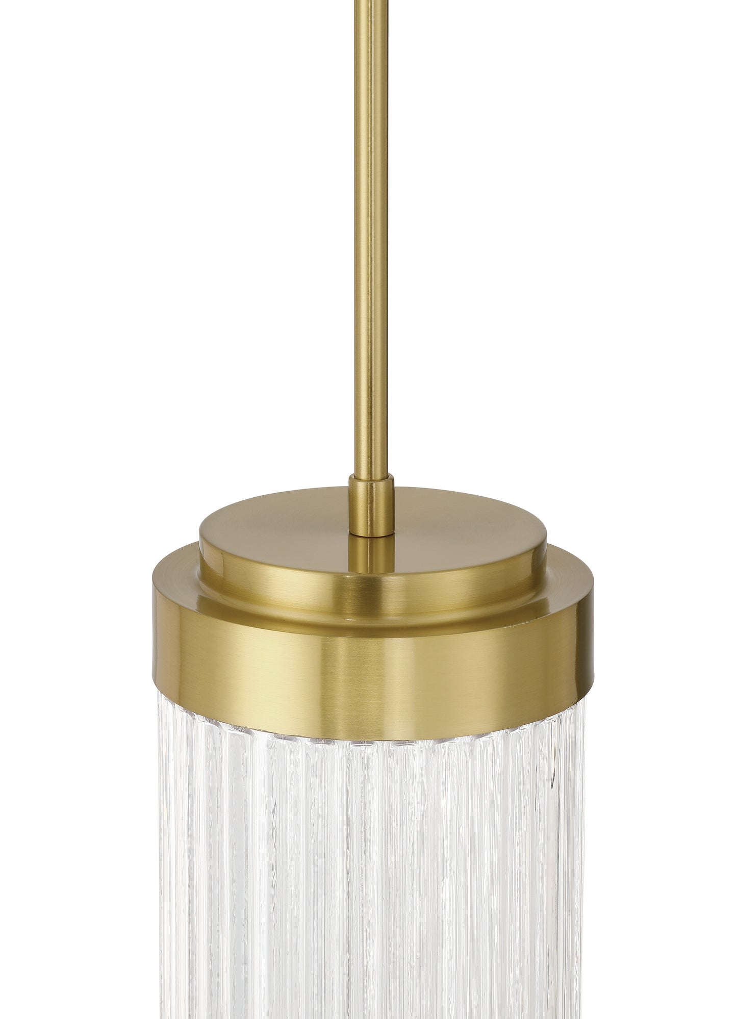 60192-SB - Whittley 1 Light 6" Wide Pendant - Satin Brass