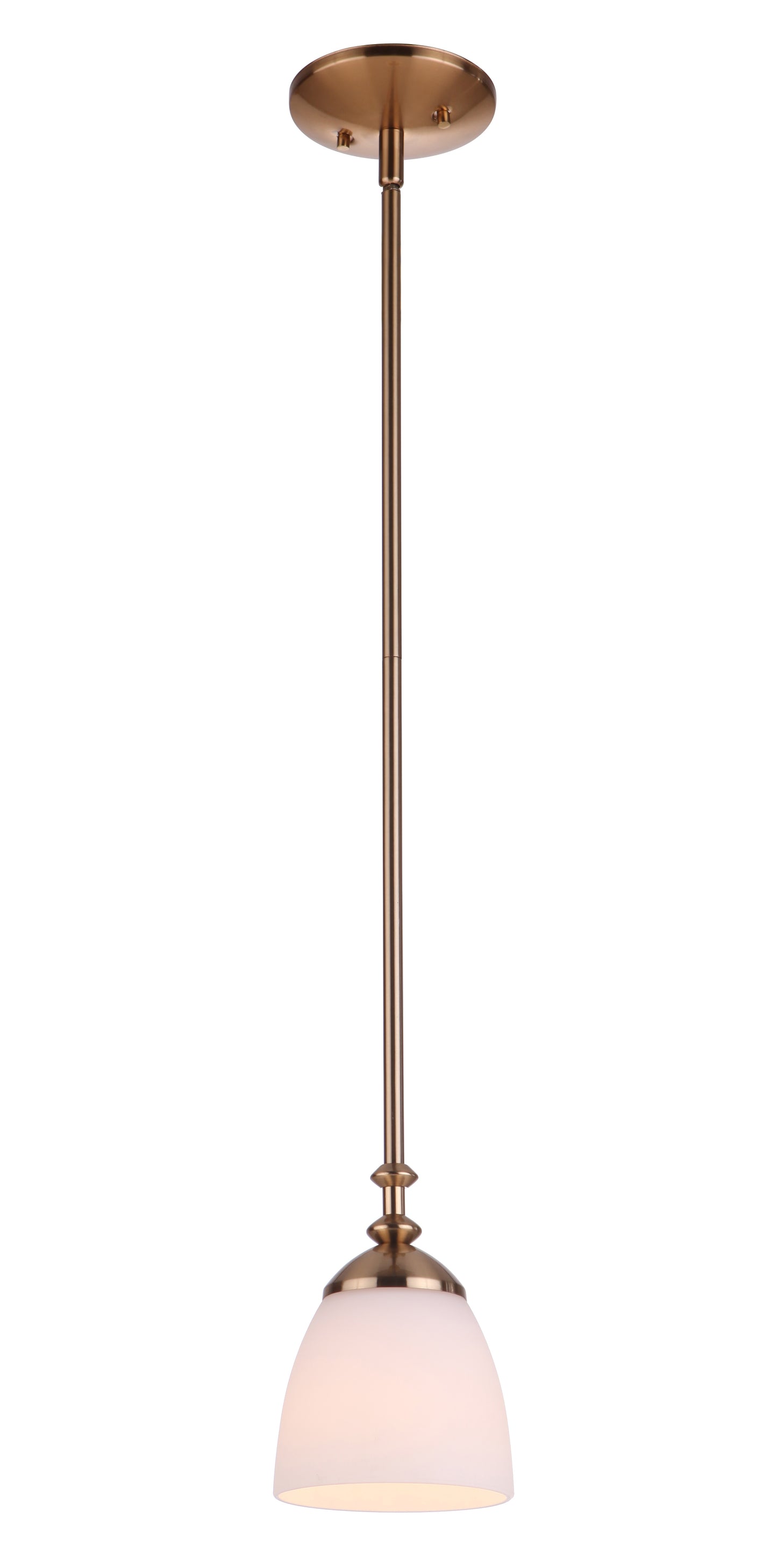 53791-SB - Marlowe 1 Light 5.88" Wide Mini Pendant - Satin Brass