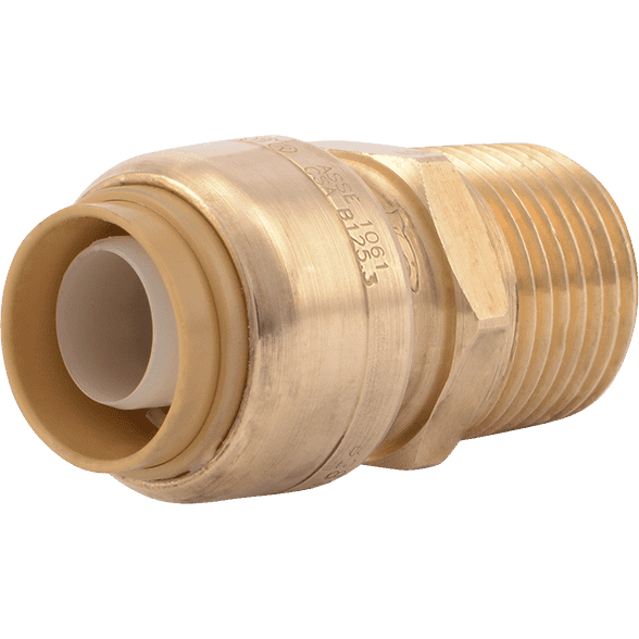 SharkBite U120LF - 1/2" SharkBite x 1/2" MNPT Straight Lead Free Adapter