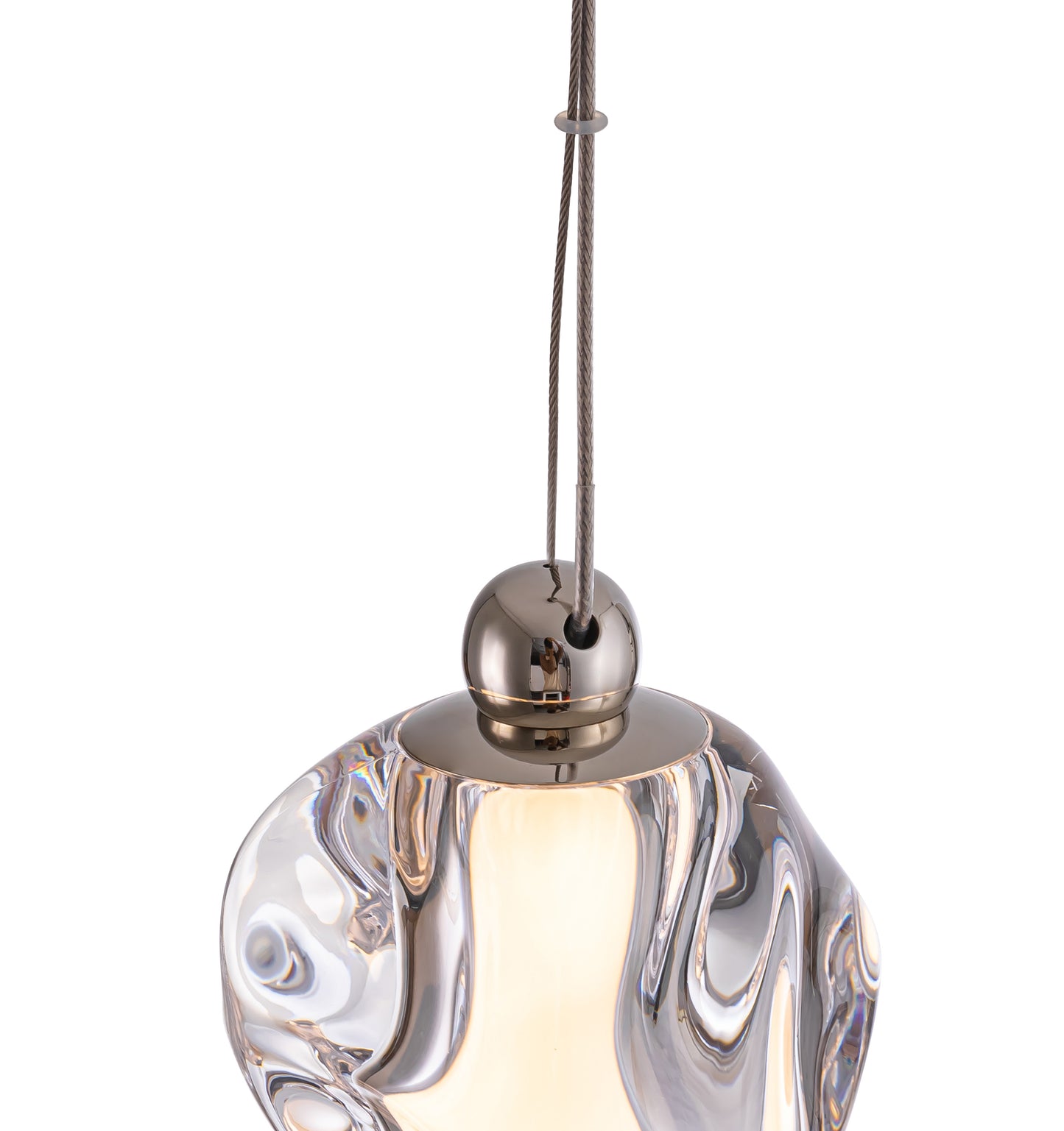 59490-PLN-LED - Jackie 4 Light 5.88" Wide Pendant - Polished Nickel