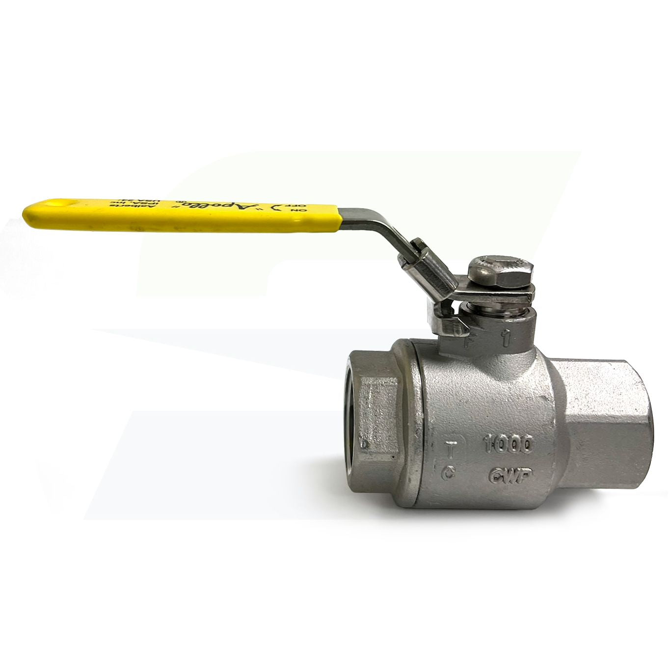 76F10727A - 1-1/2" Stainless Steel Two-Piece Ball Valve - FNPT x FNPT