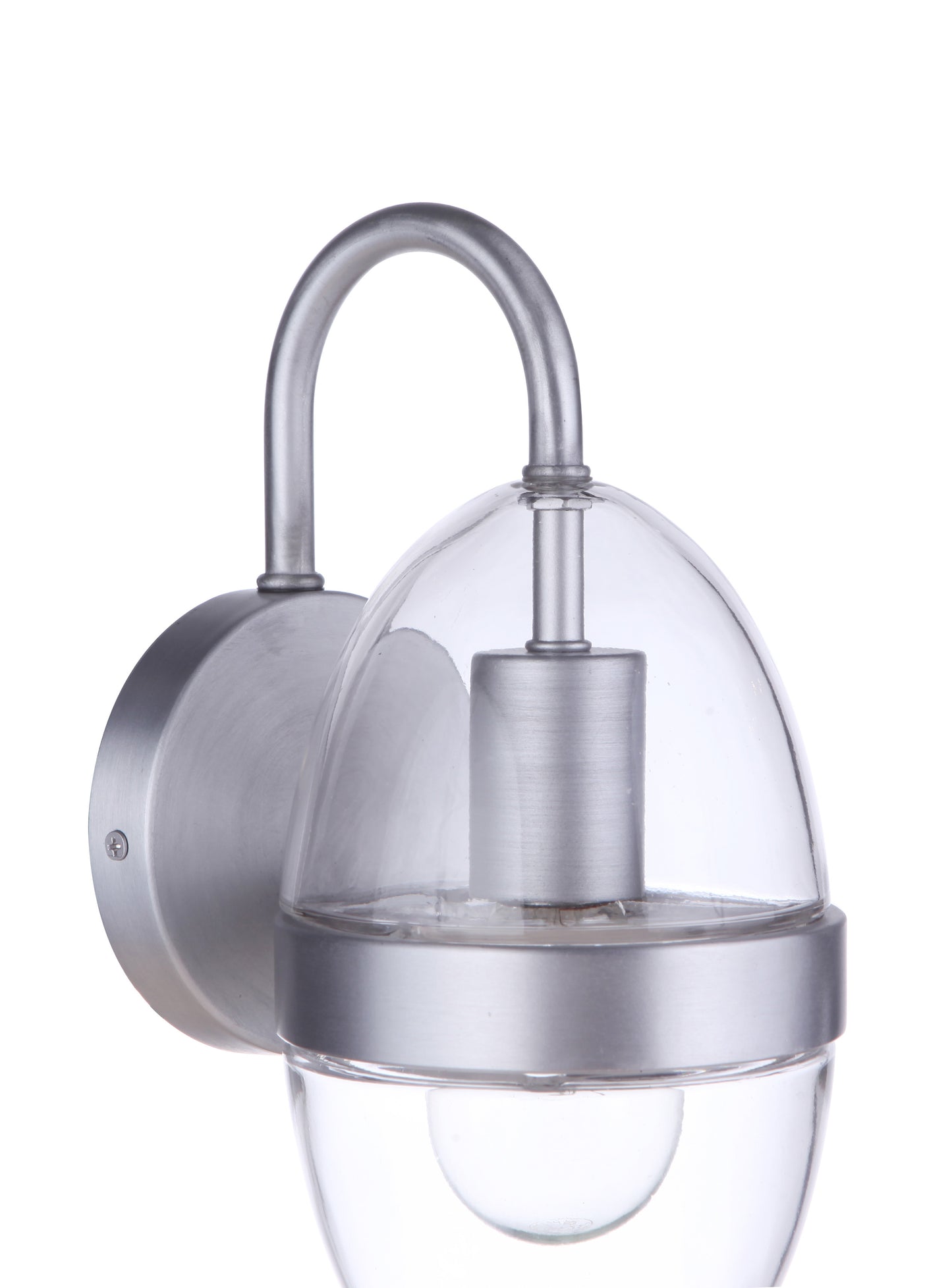 ZA3504-SA - Sivo 1 Light 11.75" High Outdoor Wall Lantern - Satin Aluminum