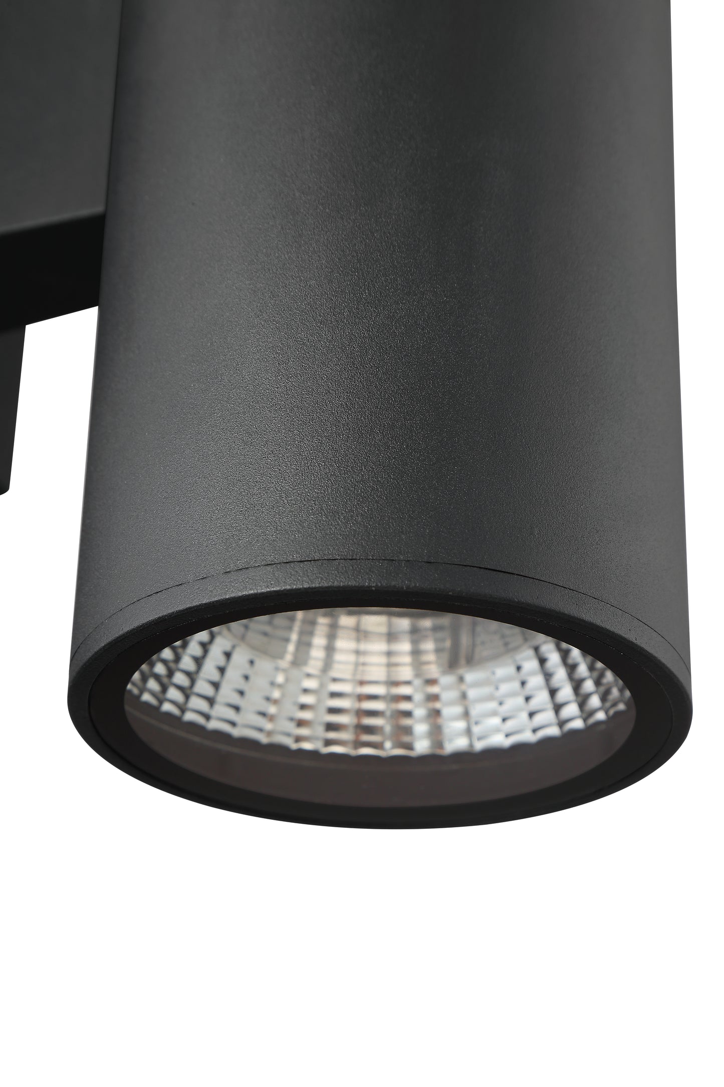 ZA2124-TB-LED - Pillar 1 Light 7.88" High Outdoor Wall Lantern - Textured Black