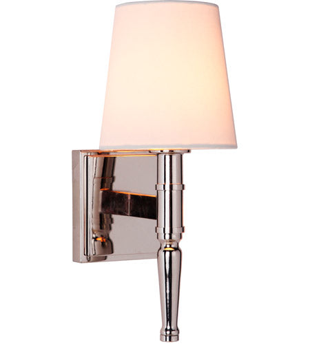 44601-PLN - Ella 1 Light 12" High Wall Sconce - Polished Nickel