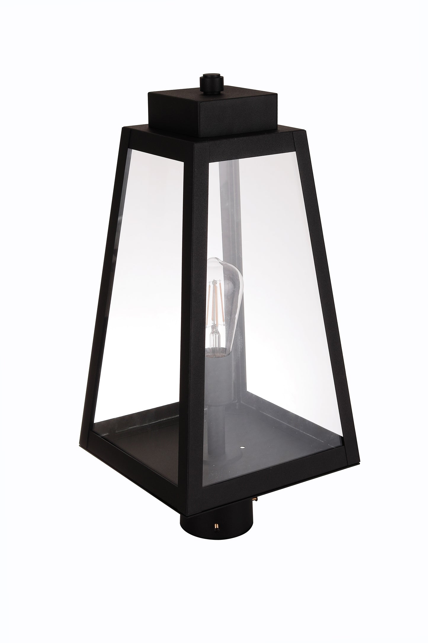 ZA6925-TB - Sorano 1 Light 21" High Outdoor Post - Textured Black