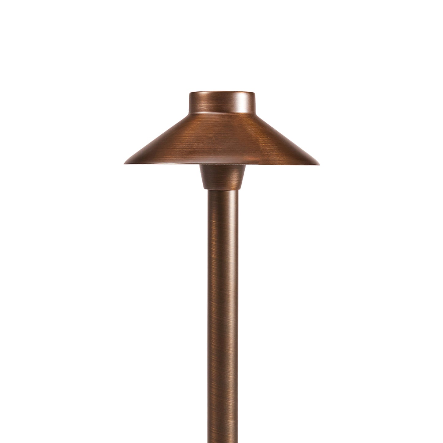 AL150 - 6.25" Wide 12V Brass Path Light Hat - Less G4 Bulb