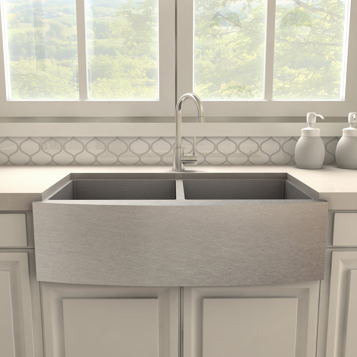 REN-KF-BN - Renoir Kitchen Faucet in Brushed Nickel