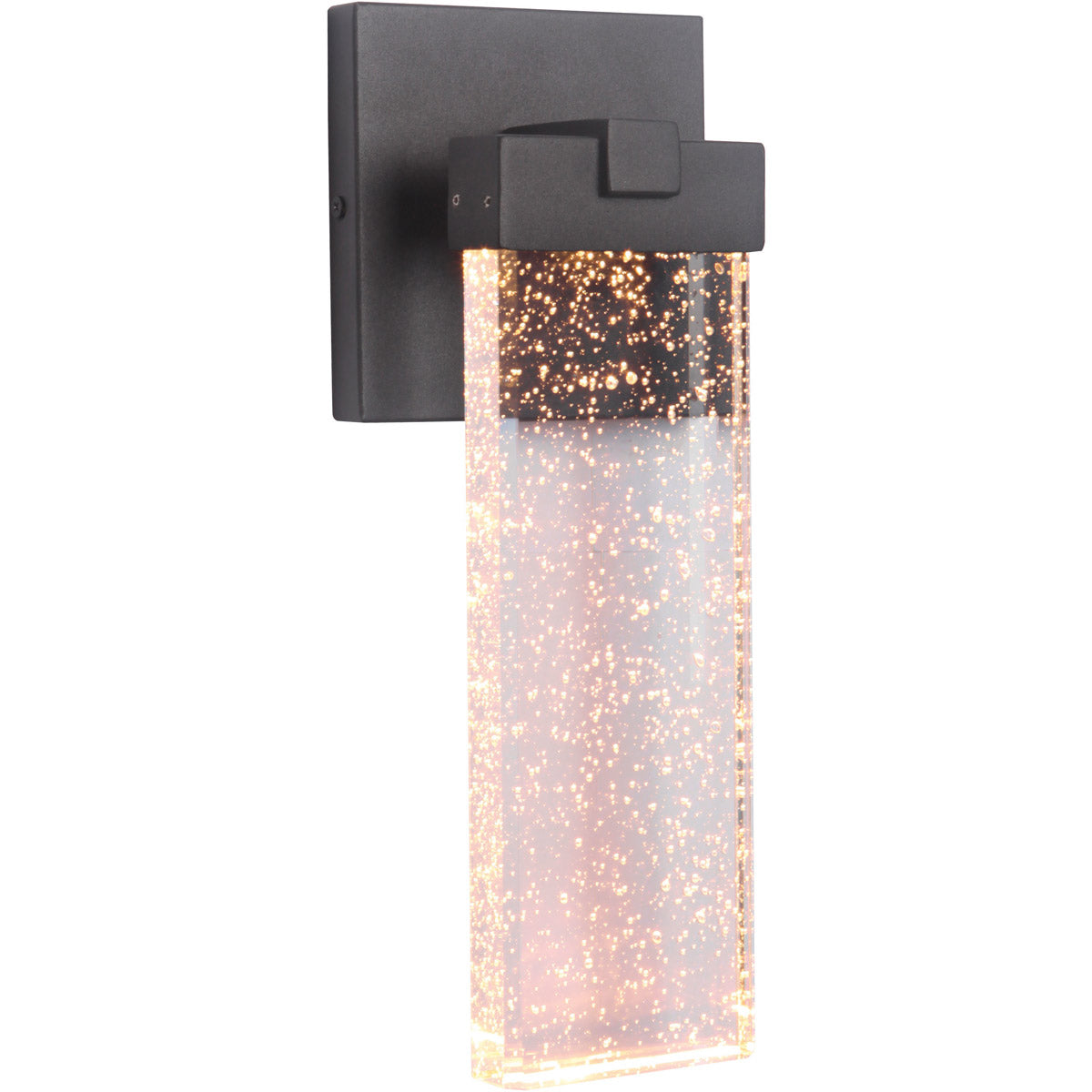 Z1604-TB-LED - Aria 1 Light 14.57" High Outdoor Wall Lantern - Textured Black