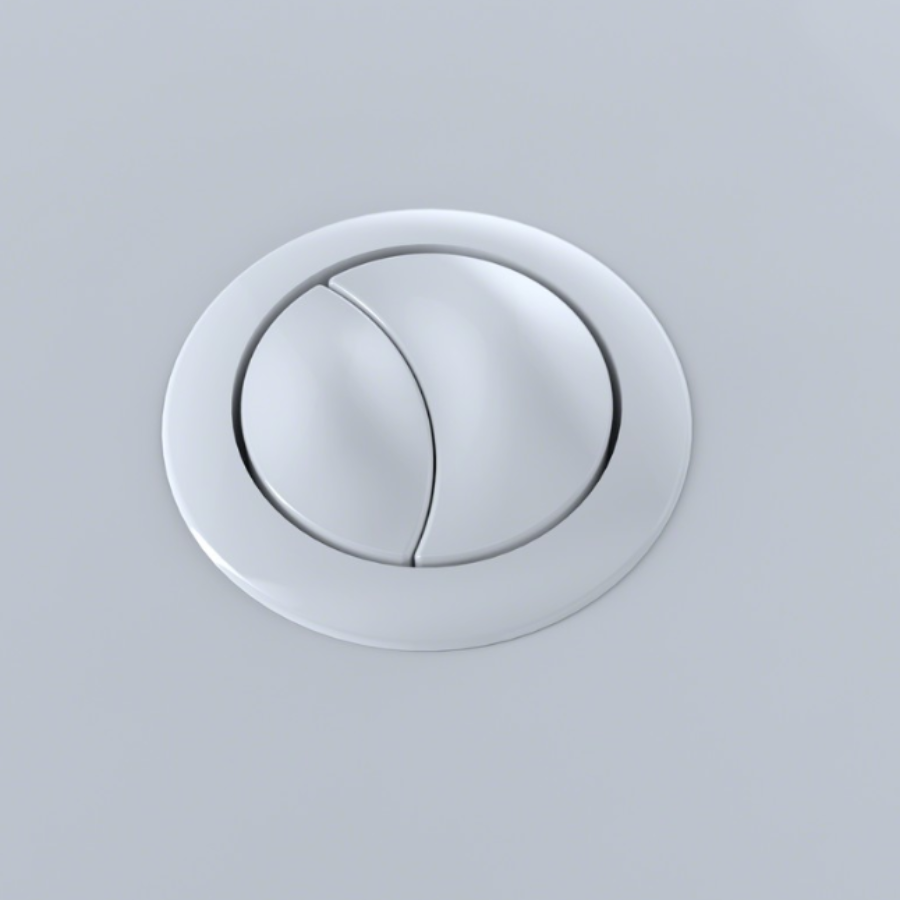 THU340#PN - Aquia Push Button Ms654-53Mm - Cotton White