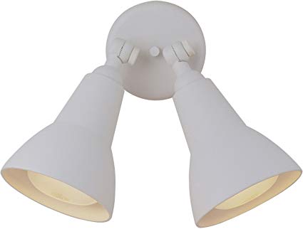 Z402-TW - Flood Light 2 Light 11" Outdoor Flood - Textured White