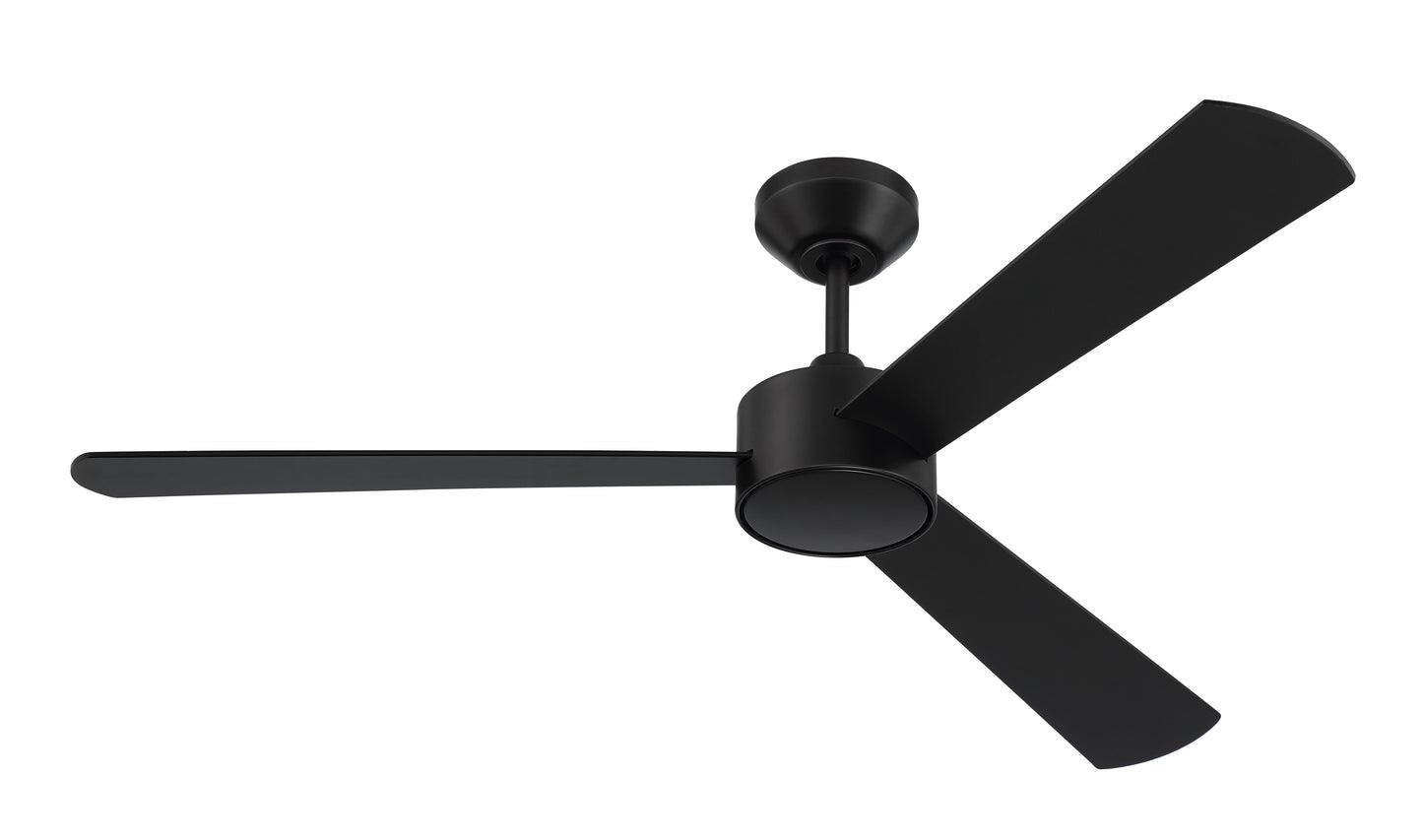 PRV52FB3-NWF - Provision 52" Indoor/Outdoor Ceiling Fan no Wifi 52" 3 Blade Indoor Outdoor Ceiling Fan - Flat Black