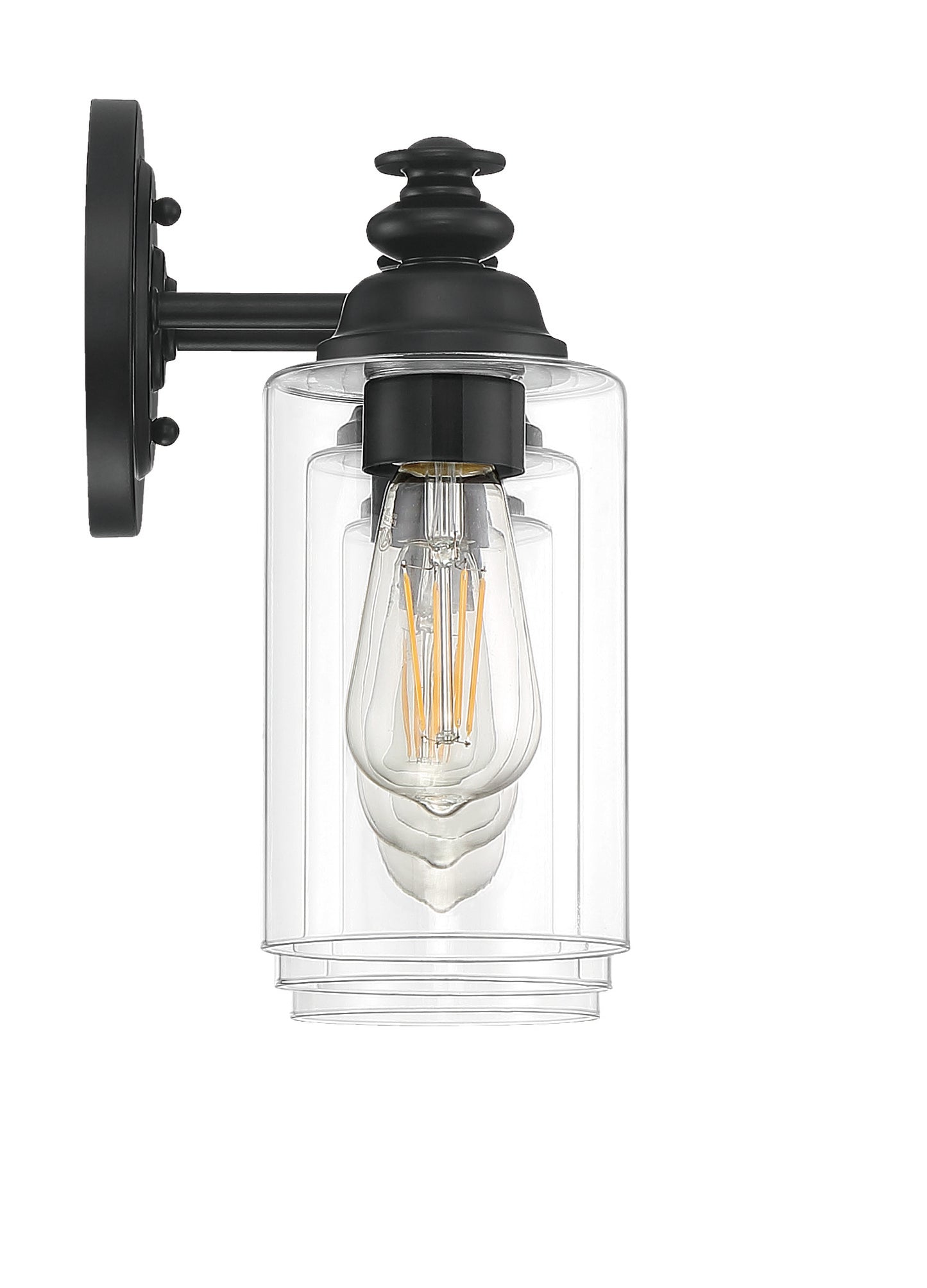 49803-FB-C - Dardyn 3 Light 22" Wide Vanity Light - Flat Black