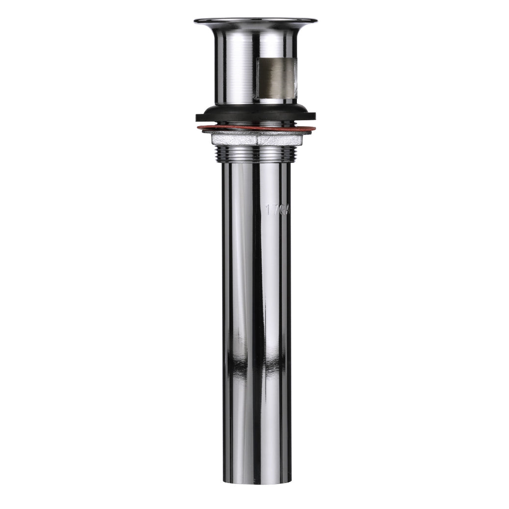 68309 - Heavy Brass Grid Drain with 6″ 17-Gauge Tailpiece and Brass Locknut