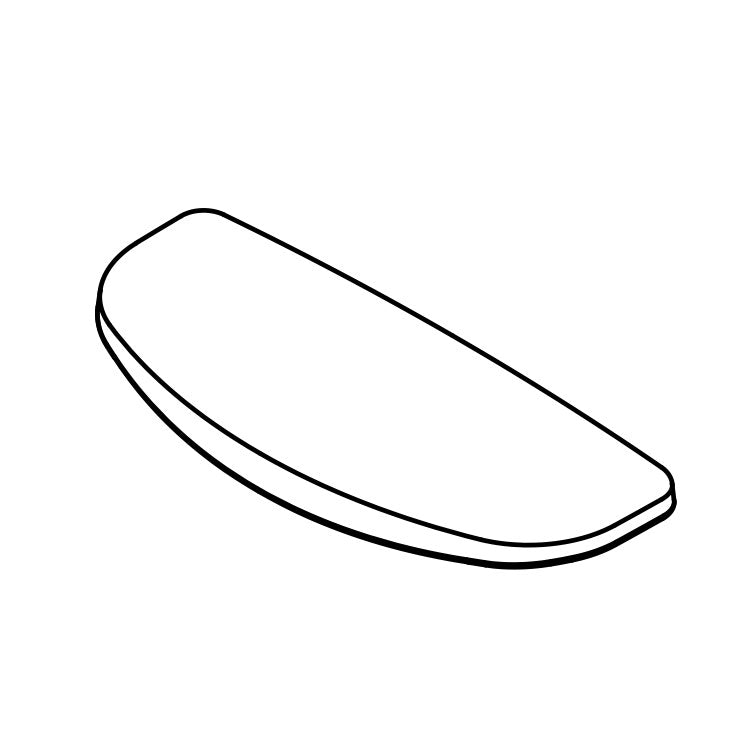 TCU608CR#01 - Tank Lid for Ultramax Toilets - Cotton White